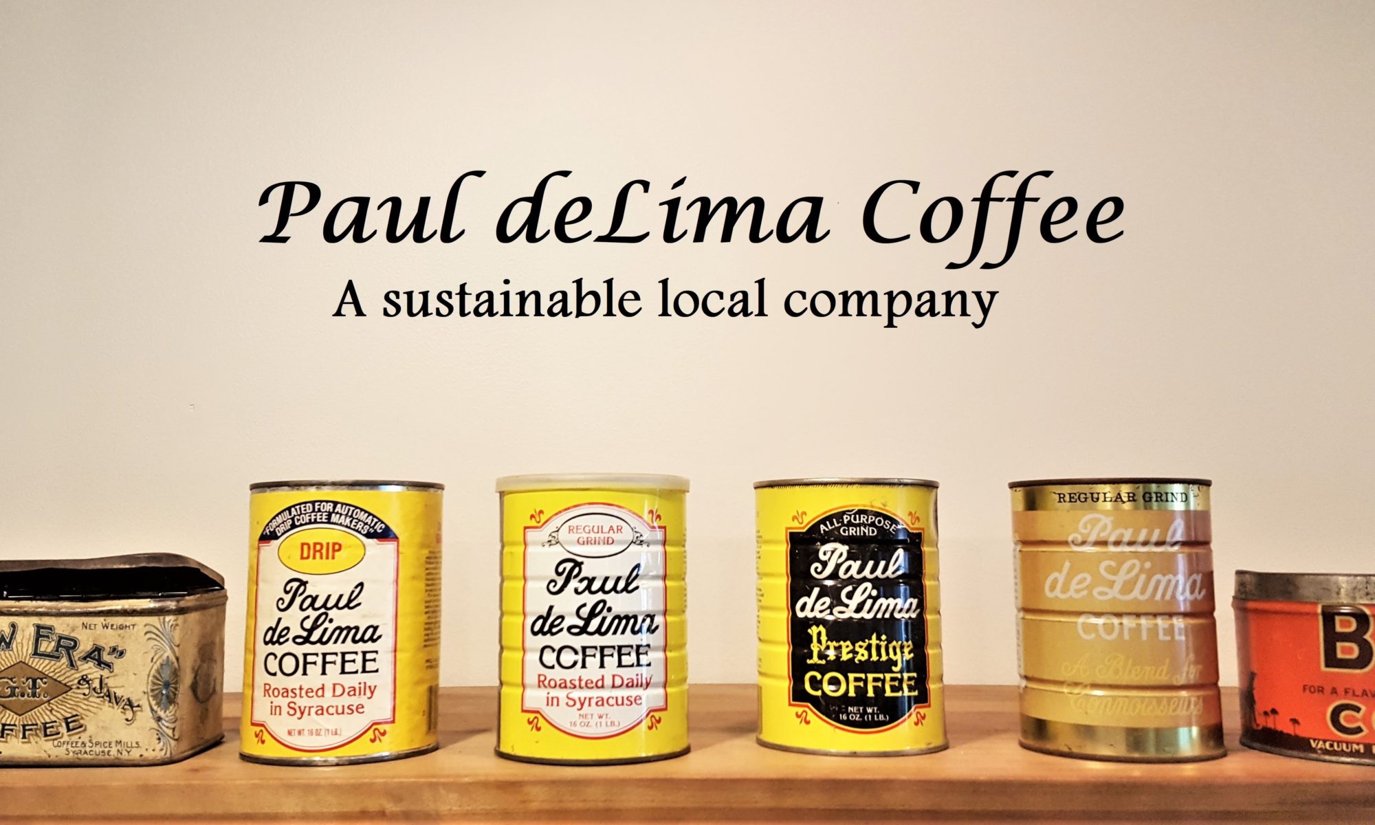 Title image for the photo essay about Paul deLima Coffee.